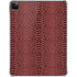 Marsala Snake Skin iPad Pro 11in (2024) Clear Case