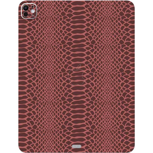 Marsala Snake Skin iPad Pro 13in M4 (2024) Skin