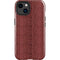 Marsala Snake Skin iPhone 15 Impact Case