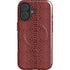Marsala Snake Skin iPhone 16 Magsafe Impact Case