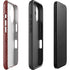 Marsala Snake Skin iPhone 16 Plus Impact Case