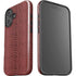 Marsala Snake Skin iPhone 16 Plus Impact Case