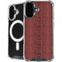 Marsala Snake Skin iPhone 16 Plus MagSafe Case