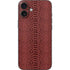 Marsala Snake Skin iPhone 16 Plus Skin