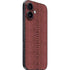 Marsala Snake Skin iPhone 16 Plus Skin