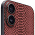 Marsala Snake Skin iPhone 16 Plus Skin