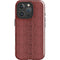 Marsala Snake Skin iPhone 16 Pro Impact Case