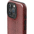 Marsala Snake Skin iPhone 16 Pro Impact Case