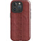 Marsala Snake Skin iPhone 16 Pro Magsafe Impact Case