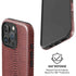 Marsala Snake Skin iPhone 16 Pro Magsafe Impact Case