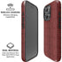 Marsala Snake Skin iPhone 16 Pro Max Magsafe Impact Case