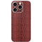 Marsala Snake Skin iPhone 16 Pro Skin