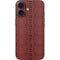 Marsala Snake Skin iPhone 16 Skin