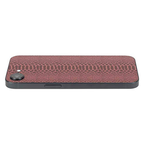 Marsala Snake Skin iPhone 16e Skin