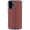 Marsala Snake Skin iPhone 17 Clear Case