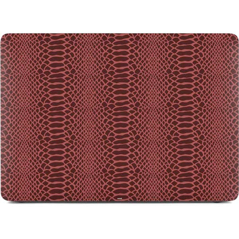 Marsala Snake Skin Apple MacBook Air Skin