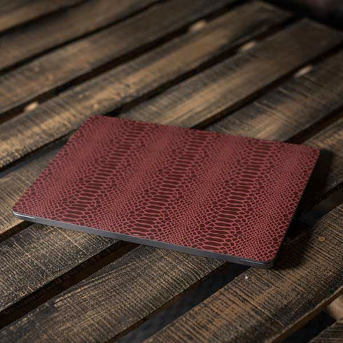Marsala Snake Skin Apple MacBook Air Skin