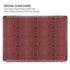 Marsala Snake Skin MacBook Pro 14in (2021-24) Case plus Skin