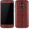 Marsala Snake Skin Moto E5 Play Skin