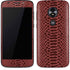 Marsala Snake Skin Moto E5 Play Skin