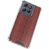Marsala Snake Skin Moto G 5G (2025) Clear Case