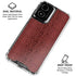 Marsala Snake Skin Moto G Power 5G (2024) Clear Case