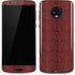 Marsala Snake Skin Moto G6 Skin