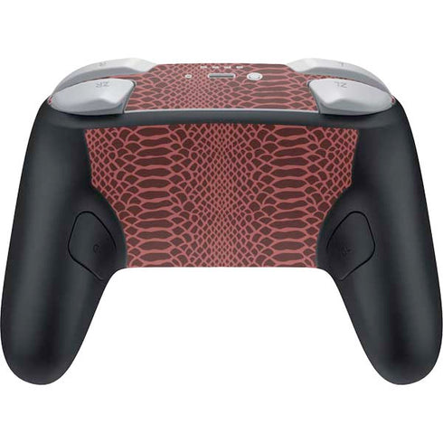 Marsala Snake Skin Nintendo Switch 2 (2025) Pro Controller Skin
