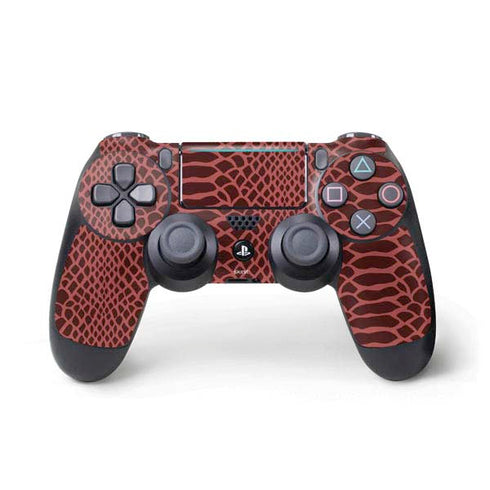 Marsala Snake Skin PlayStation PS4 Skins