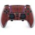 Marsala Snake Skin PlayStation PS5 Skins