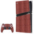 Marsala Snake Skin PlayStation PS5 Skins