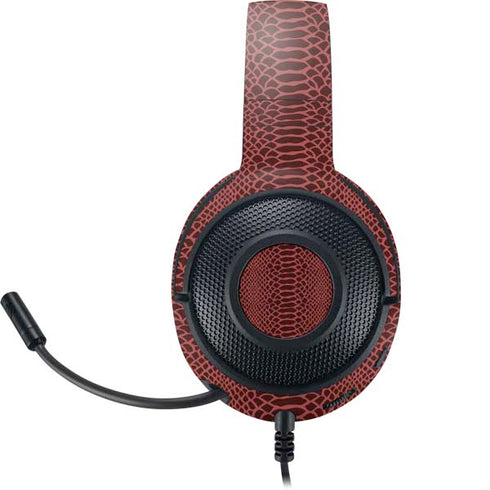 Marsala Snake Skin Razer Kraken X Skin