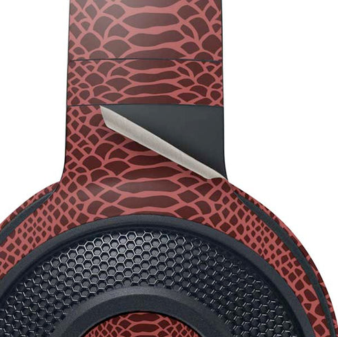 Marsala Snake Skin Razer Kraken X Skin