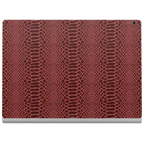 Marsala Snake Skin Surface Book 2 15in Skin