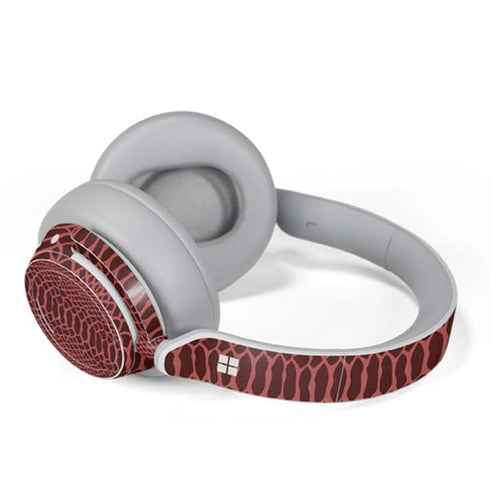 Marsala Snake Skin Surface Headphones Skin