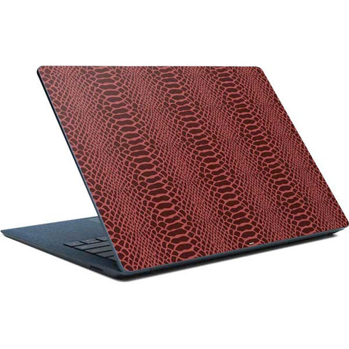 Marsala Snake Skin Surface Laptop Skin