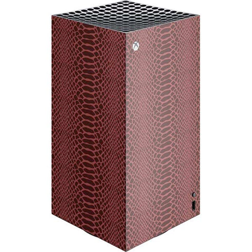 Marsala Snake Skin Xbox Series X Skins