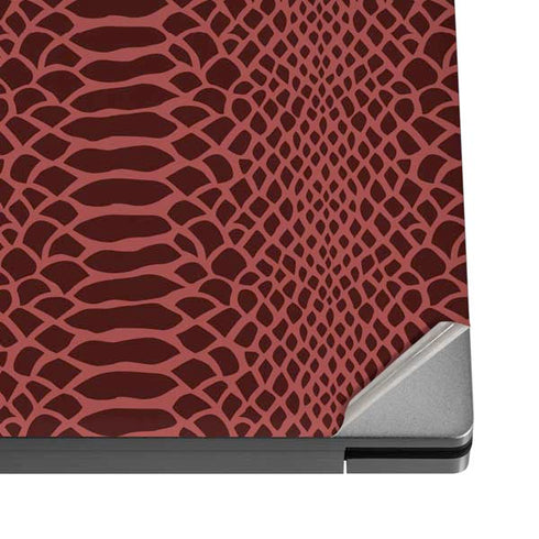 Marsala Snake Skin Dell XPS Skin