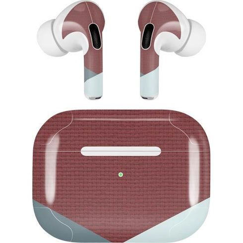 Marsala Triangle Shapes AirPods Skins