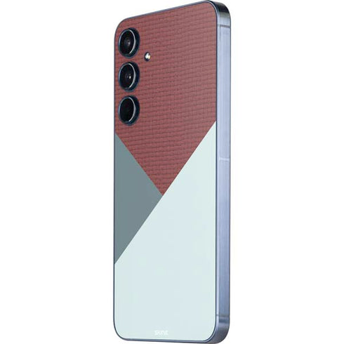 Marsala Triangle Shapes Galaxy A35 5G Skin