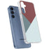 Marsala Triangle Shapes Galaxy A55 5G Clear Case