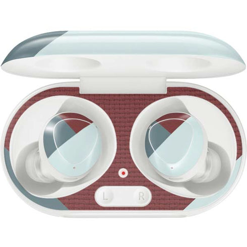 Marsala Triangle Shapes Galaxy Buds Plus Skin