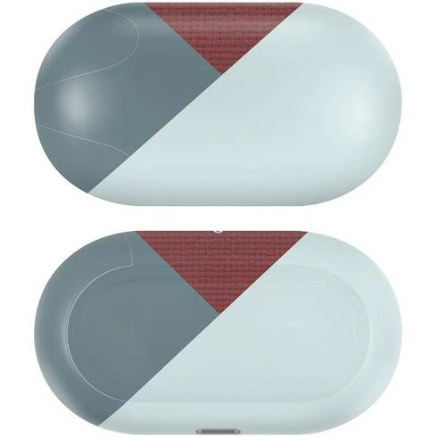 Marsala Triangle Shapes Galaxy Buds Plus Skin