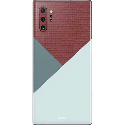 Marsala Triangle Shapes Galaxy Note 10 Plus Skin