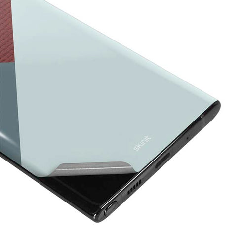 Marsala Triangle Shapes Galaxy Note 10 Plus Skin