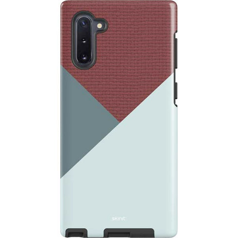 Marsala Triangle Shapes Galaxy Cases