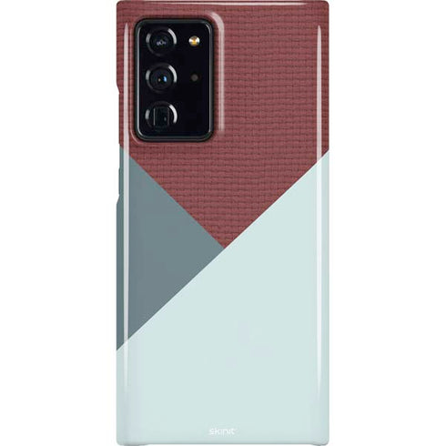 Marsala Triangle Shapes Galaxy Cases
