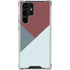 Marsala Triangle Shapes Galaxy S23 Ultra Clear Case