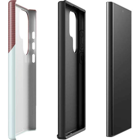 Marsala Triangle Shapes Galaxy S23 Ultra Pro Case