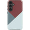 Marsala Triangle Shapes Galaxy S25 Plus Impact Case